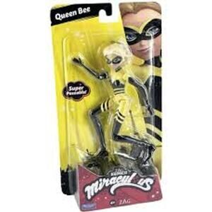 Miraculous Queen Bee 5" Action Figure Super Poseable Playmates Zag Toys